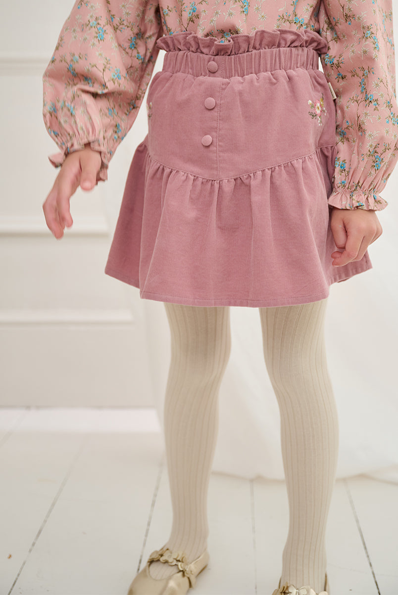 Rochester Corduroy Skirt, Velvet Pink – Happyology