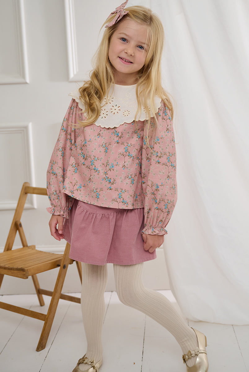 Rochester Corduroy Skirt, Velvet Pink – view 4