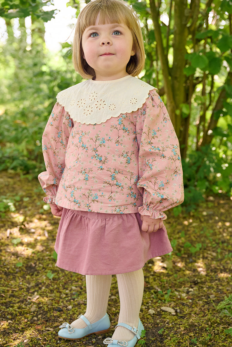 Rochester Corduroy Skirt, Velvet Pink – view 7