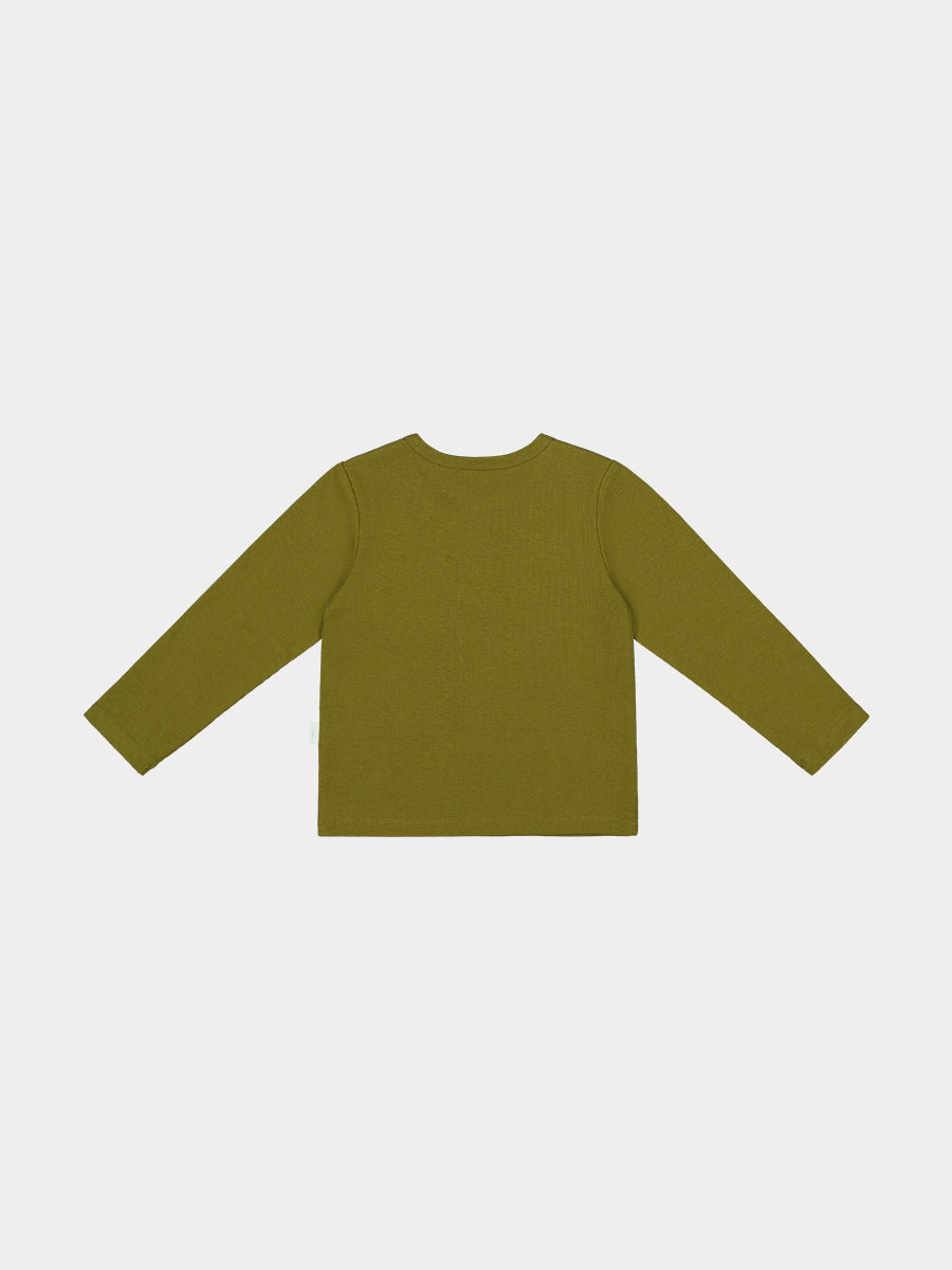 Hamburg Brushed Top, Olive Green – view 8